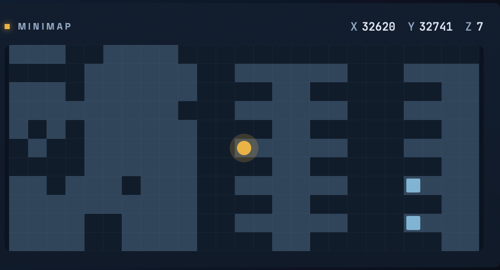 ORION Overview: Live minimap
